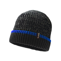 Шапка водонепроницаемая Dexshell Cuffed Beanie, черная с полоской